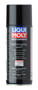 LiquiMoly Белая цепная смазка дмотоц. Motorbike Kettenspray weiss (0,4л)